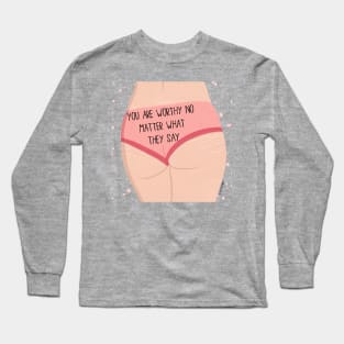 YOU ARE WORTHY Long Sleeve T-Shirt